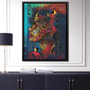 Black Queen of Spades - Luxury Wall Art