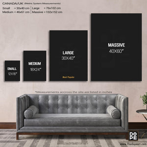 Black Queen of Spades - Luxury Wall Art