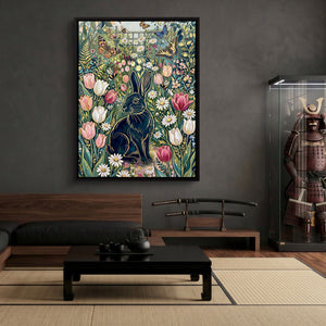 Black Rabbit Garden — black rabbit garden sq samurai den 1port framed black