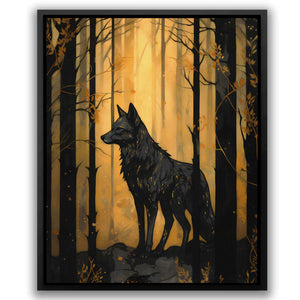 Black Wolf's Den - Luxury Wall Art