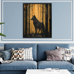 Black Wolf's Den - Luxury Wall Art