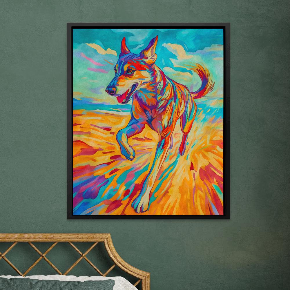 Blazing Canine - Luxury Wall Art