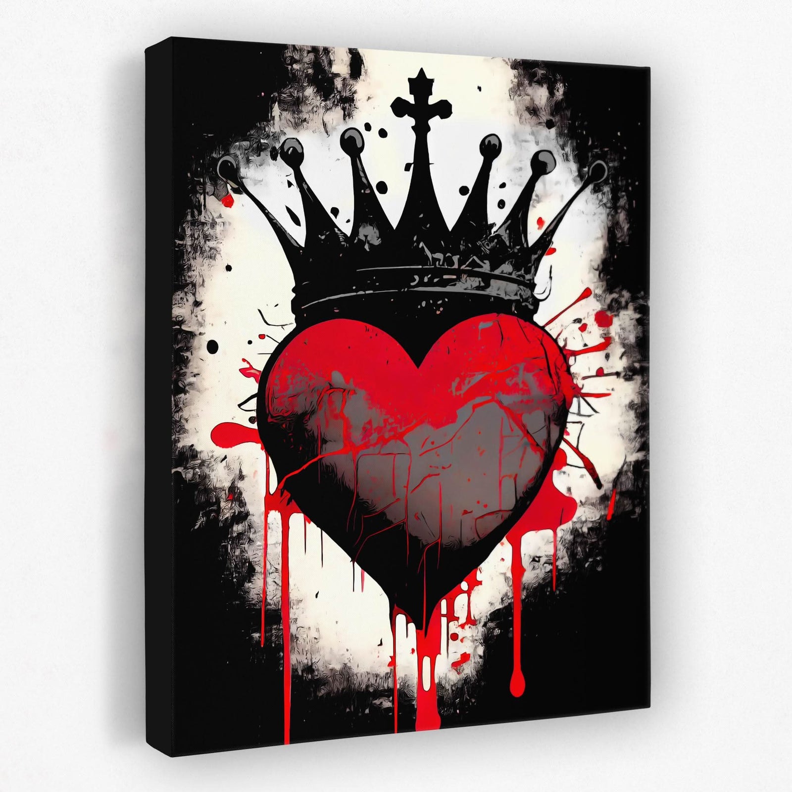 Bleeding Crown - Crown Canvas Wall Art