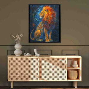 Blended Lion - Luxury Wall Art