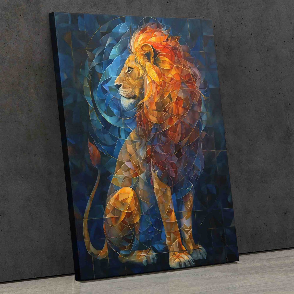 Blended Lion - Luxury Wall Art