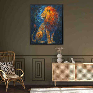Blended Lion - Luxury Wall Art