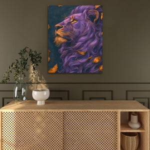 Blessed Bliss Lion - Luxury Wall Art