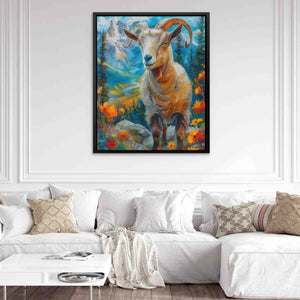 Blissful Goat - Luxury Wall Art