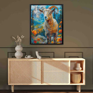 Blissful Goat - Luxury Wall Art