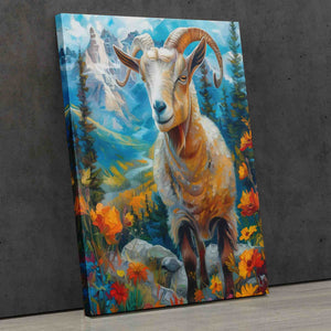 Blissful Goat - Luxury Wall Art