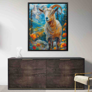 Blissful Goat - Luxury Wall Art