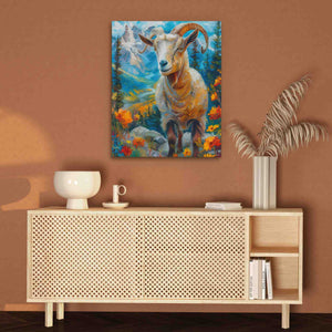 Blissful Goat - Luxury Wall Art
