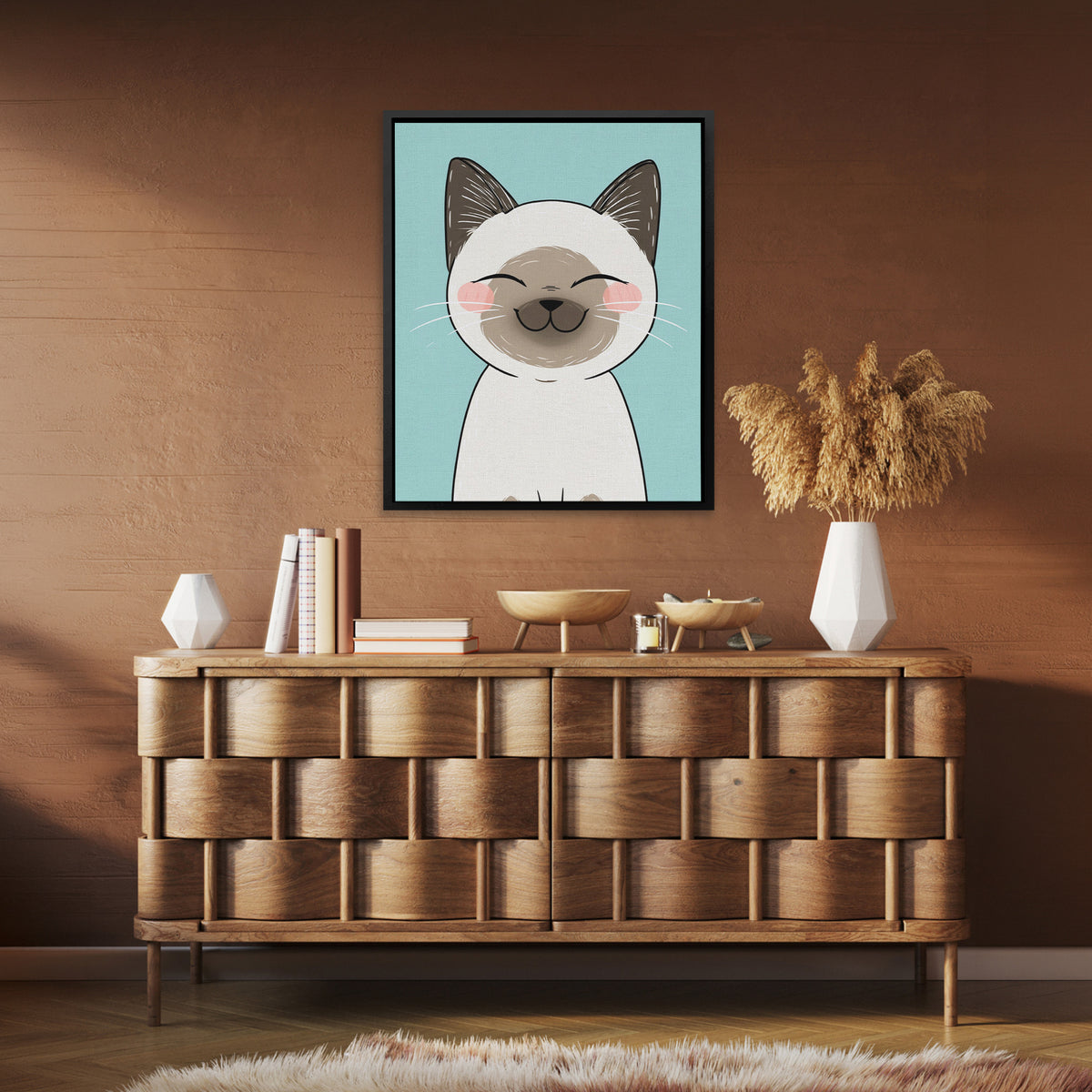 Blissful Whiskers - Luxury Wall Art