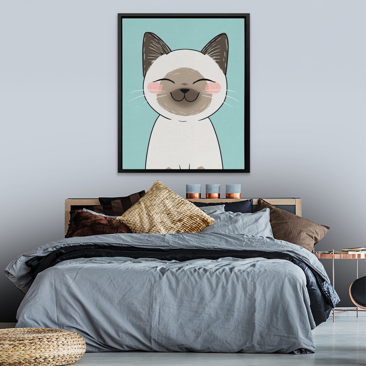 Blissful Whiskers - Luxury Wall Art