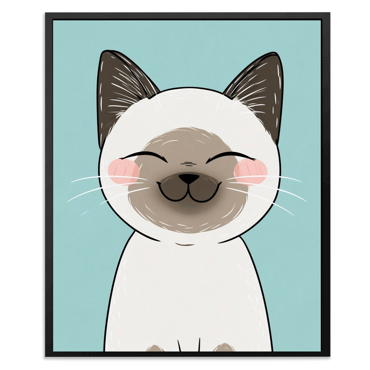 Blissful Whiskers - Luxury Wall Art