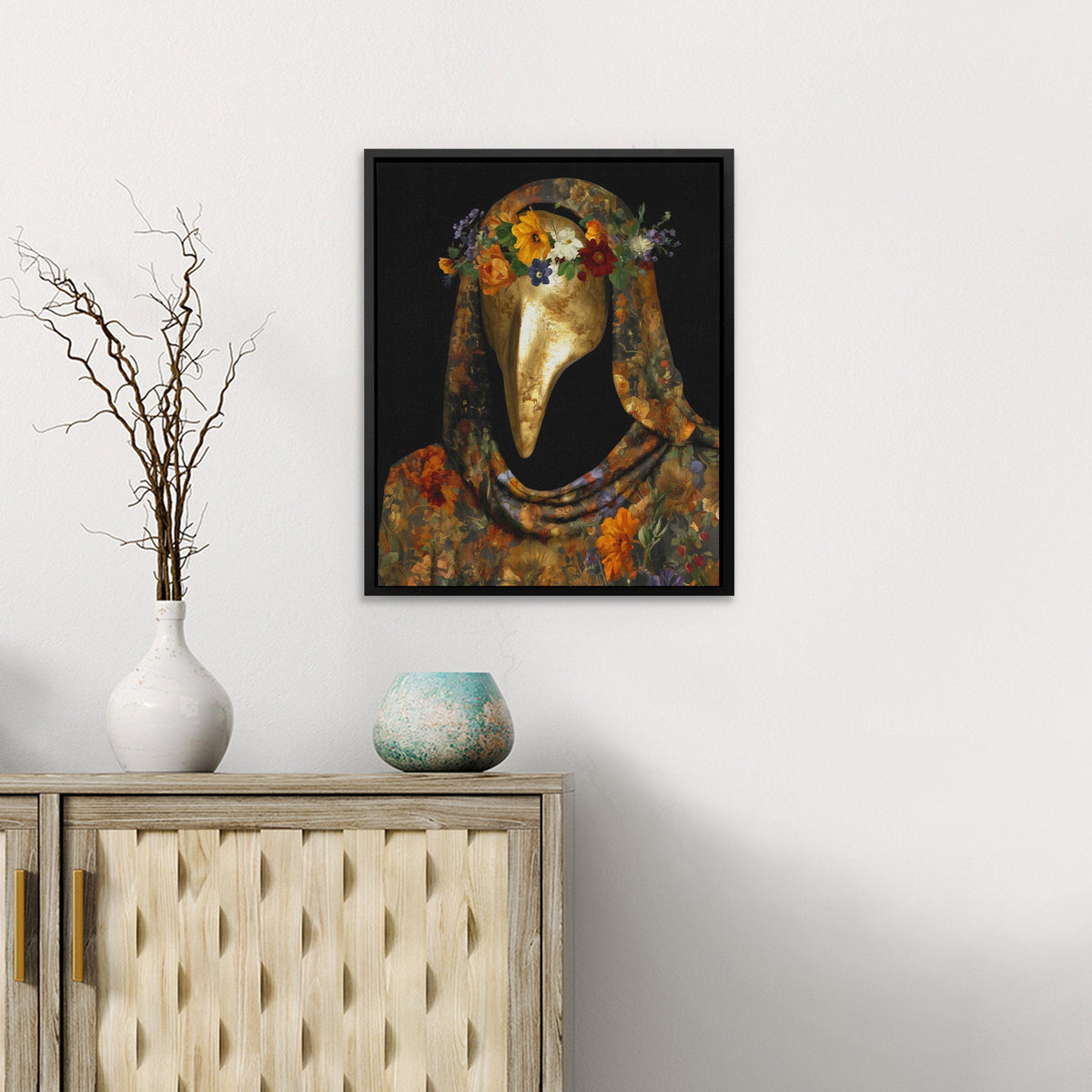 Bloom Crowned Healer - Luxury Wall Art
