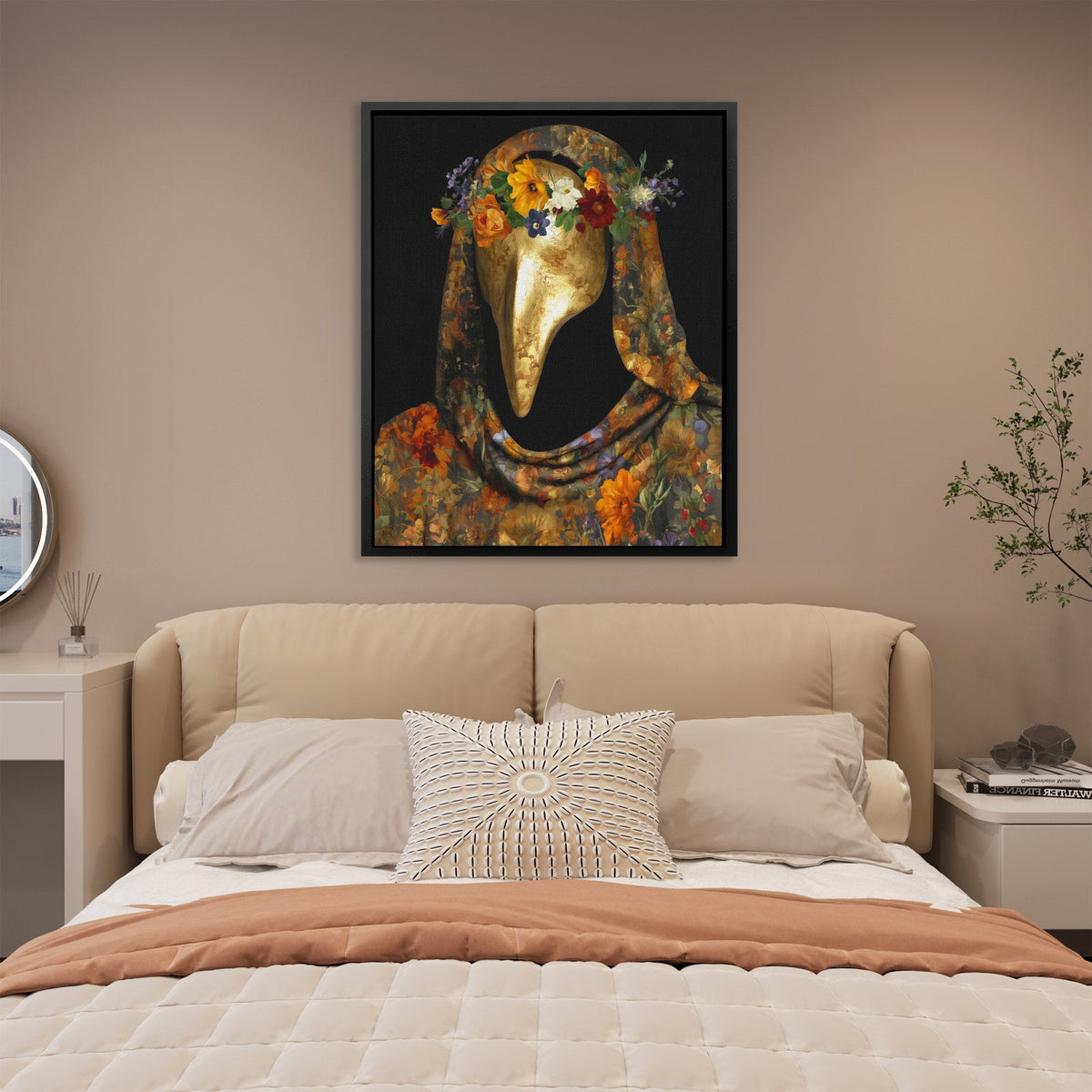Bloom Crowned Healer - Luxury Wall Art