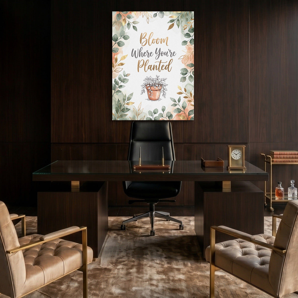 Bloom Where Planted - Luxury Wall Art