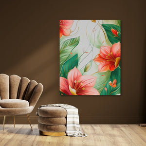 Blooming Pink Flowers - Luxury Wall Art