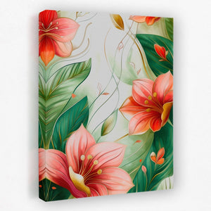 Blooming Pink Flowers - Luxury Wall Art