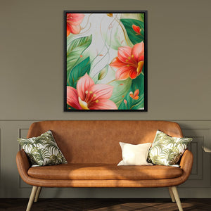 Blooming Pink Flowers - Luxury Wall Art