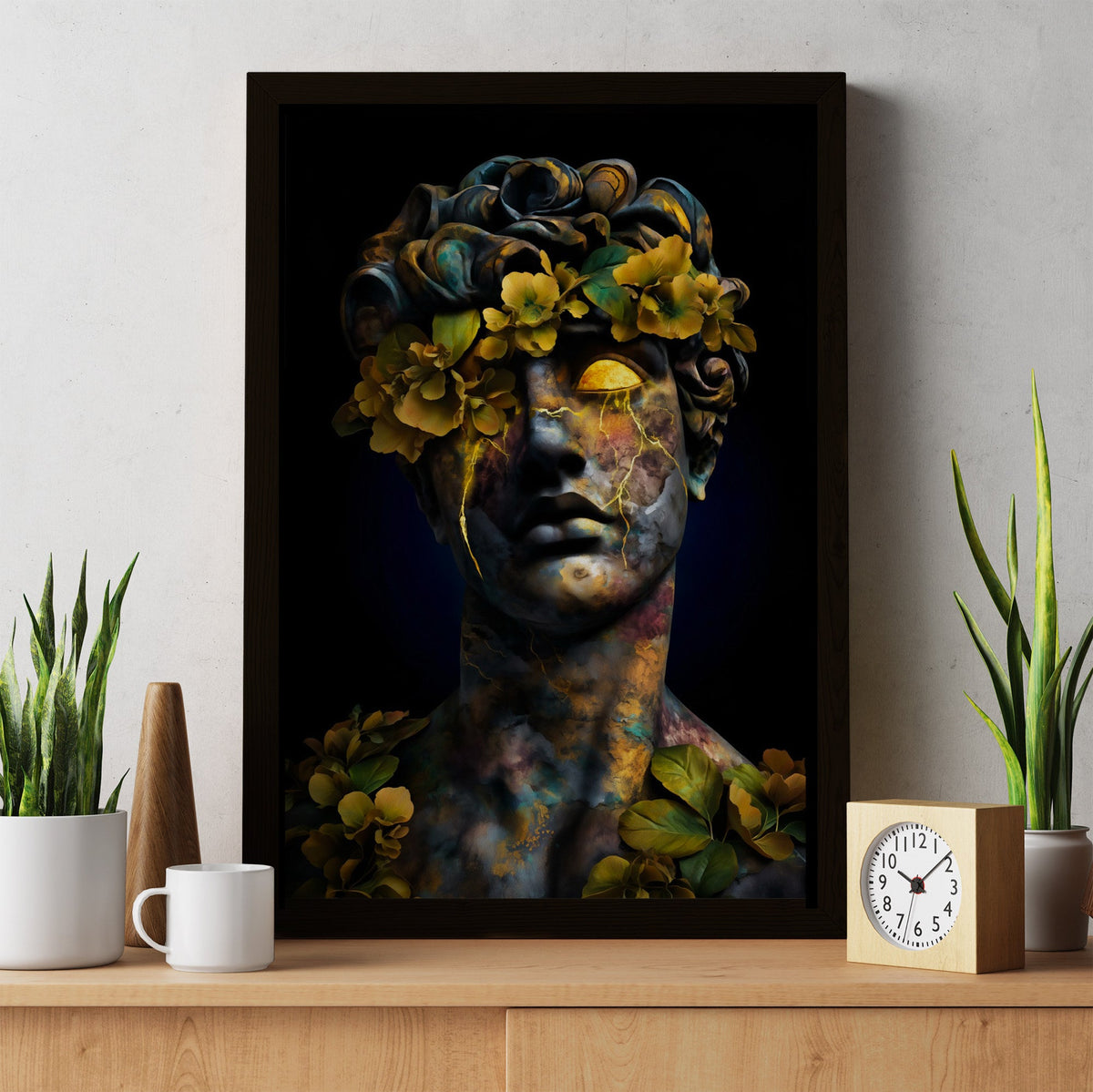 Blooming Ruin - Luxury Wall Art