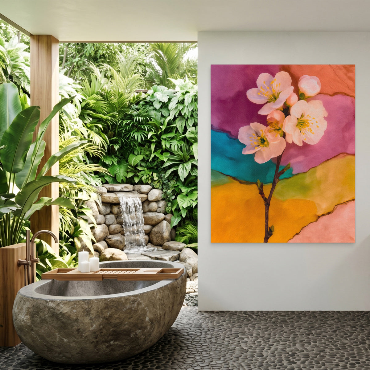 Blossom Pastel Sky — Blossom Pastel Sky Outdoor Bathroom Port 4