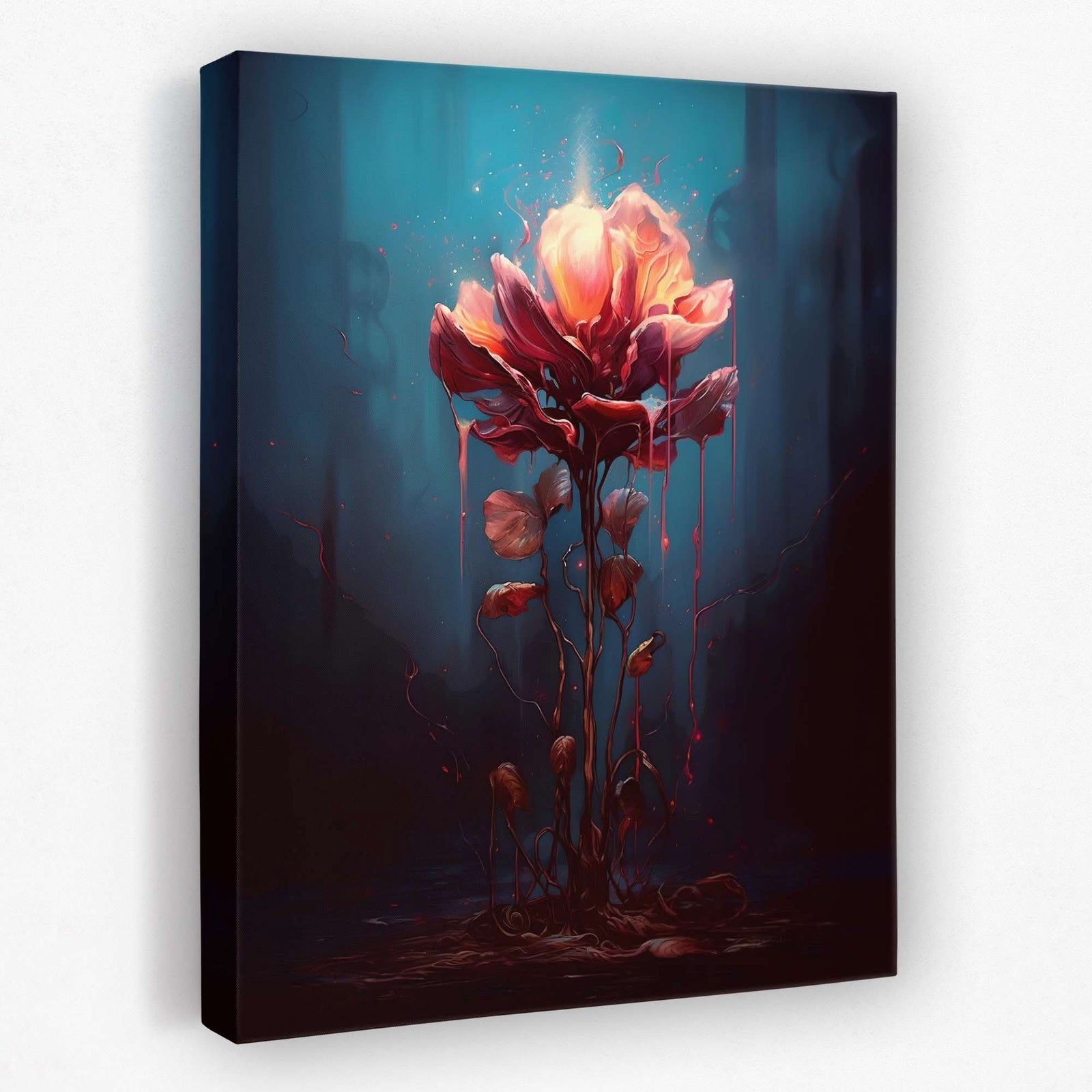 Blossoming Petals - Flowers Canvas Wall Art