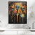 Blue Aliens - Luxury Wall Art