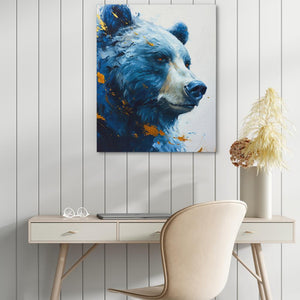 Blue Bear - Luxury Wall Art