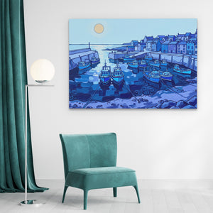 Blue Boats Harbor — Blue Boats Harbor Green Light land 70