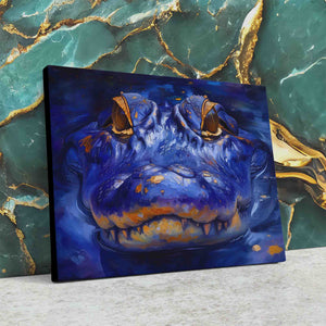 Blue Crocodile - Luxury Wall Art