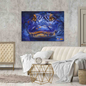 Blue Crocodile - Luxury Wall Art