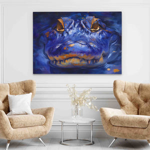 Blue Crocodile - Luxury Wall Art