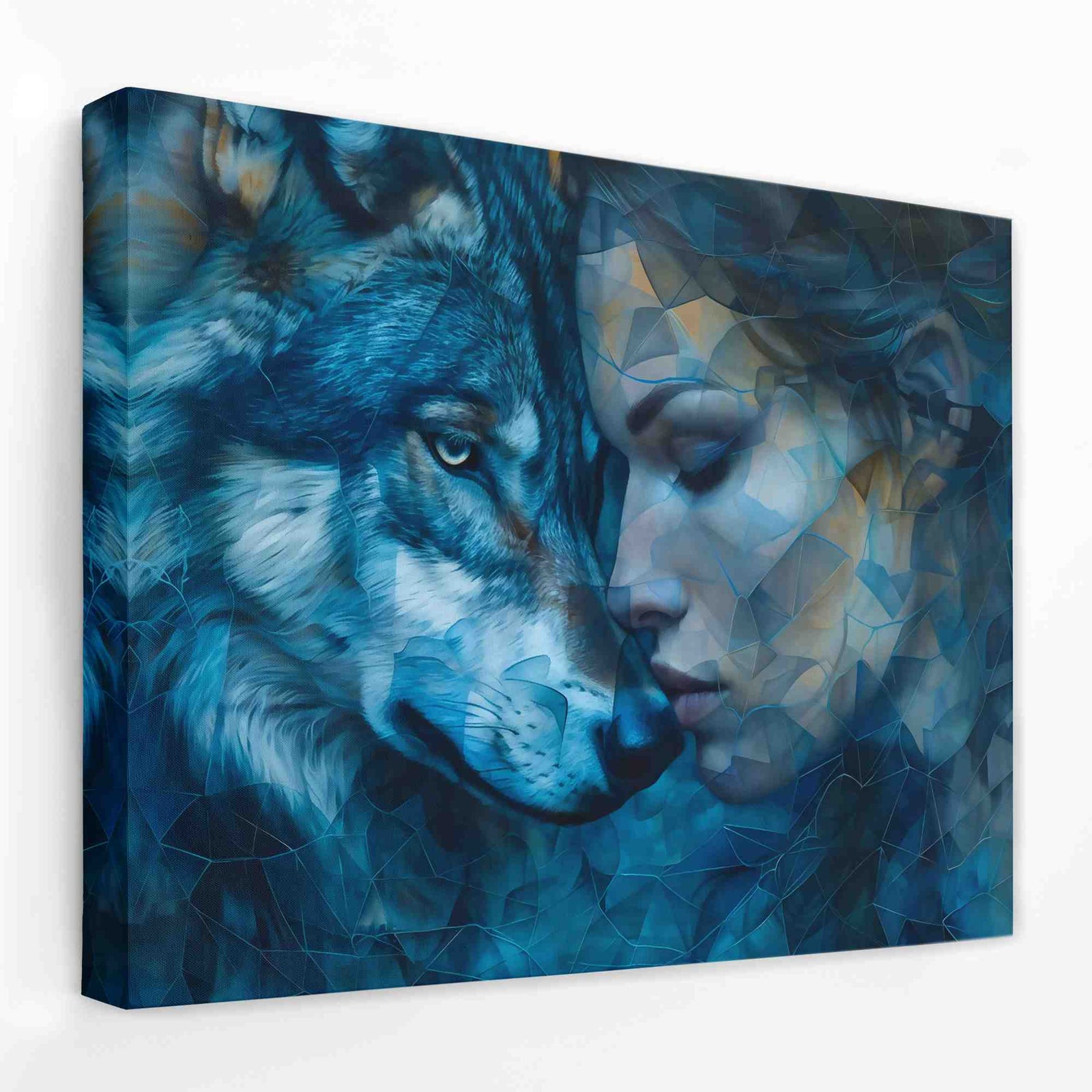 Blue Depths - Animals Canvas Wall Art