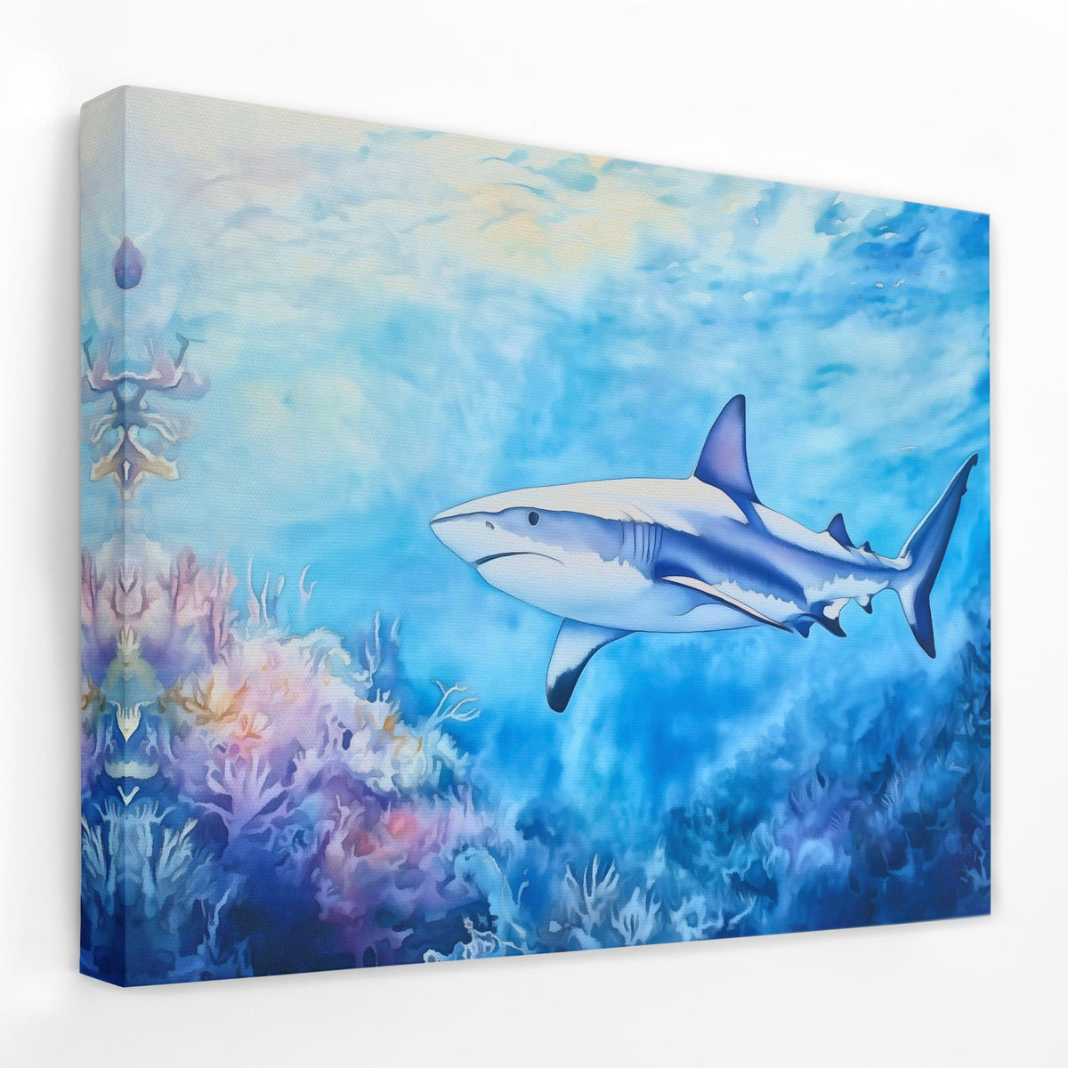 Blue Depths Predator - Luxury Wall Art