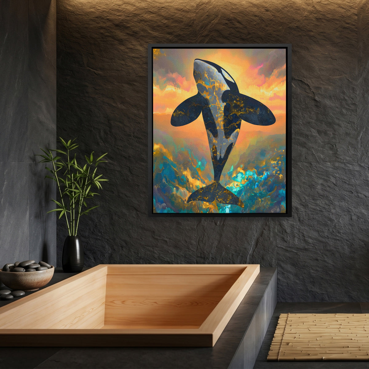 Blue Dolphin Celestial — Blue Dolphin Celestial Bamboo Bathroom Port 58