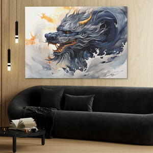 Blue Dragon - Luxury Wall Art