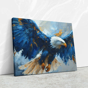 Blue Eagle Flying - Luxury Wall Art