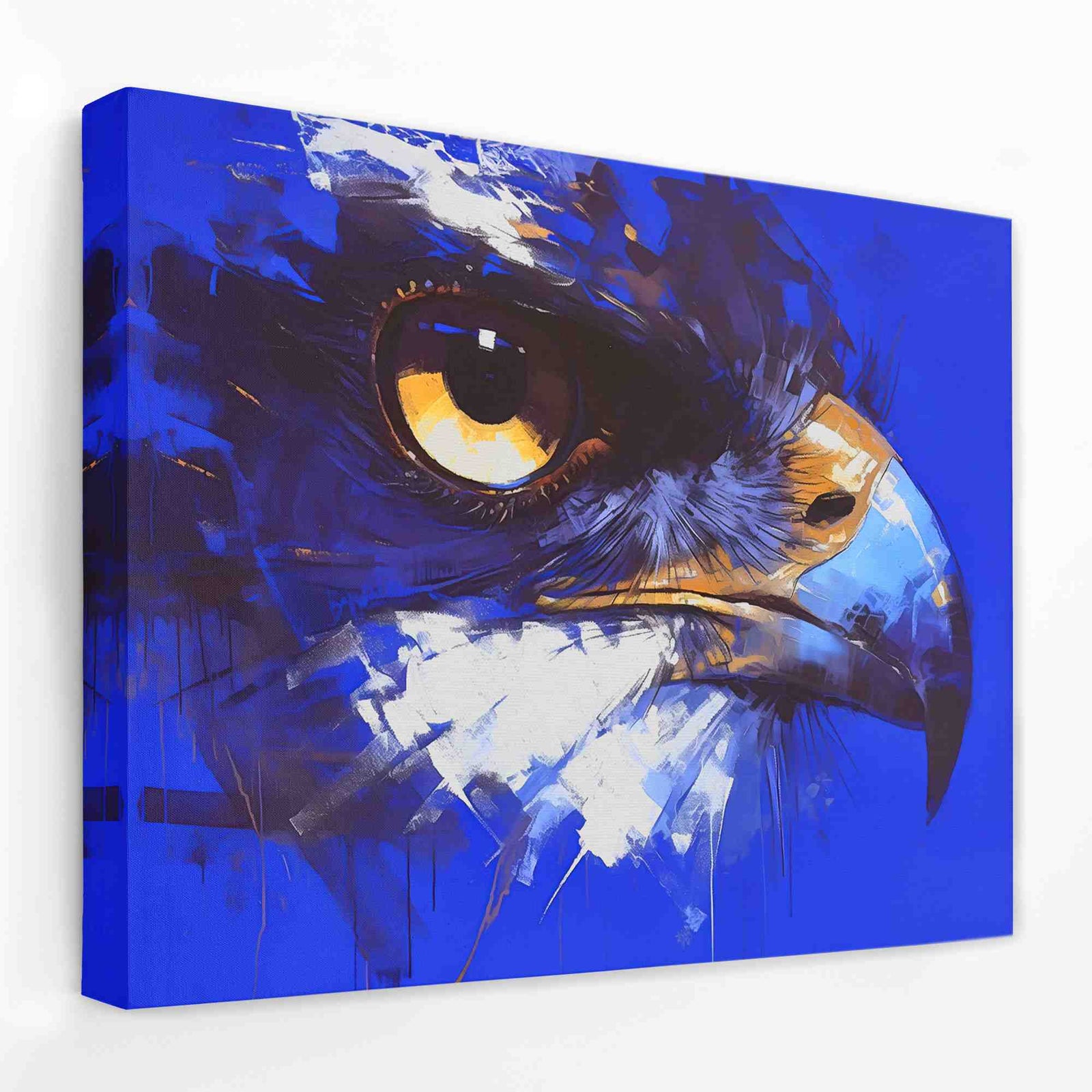 Blue Falcon - Bird Canvas Wall Art