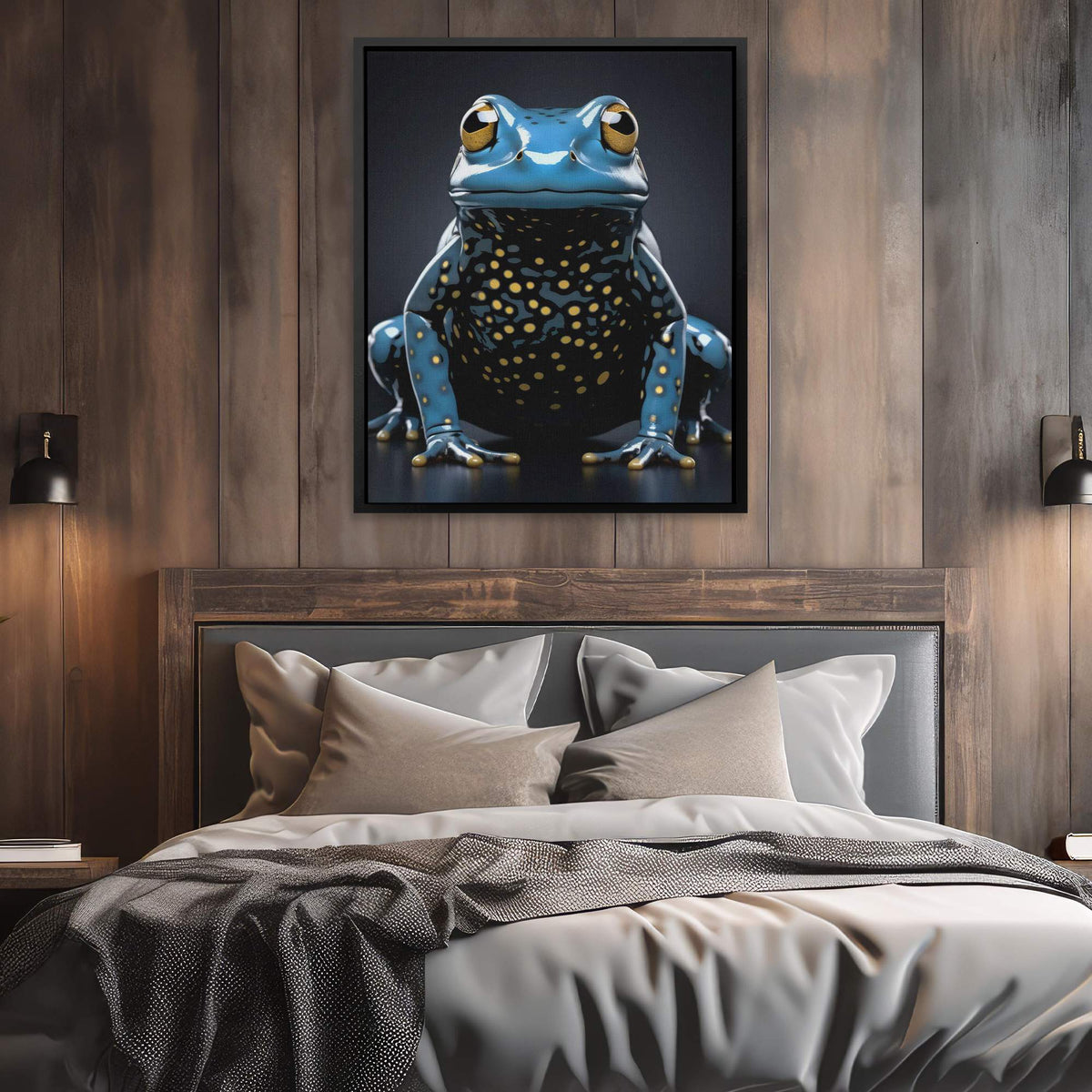 Blue Frog - Luxury Wall Art