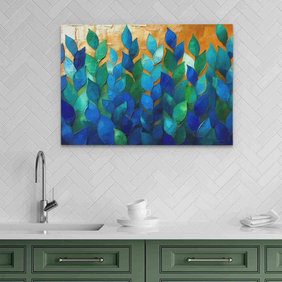 Blue Garden - Luxury Wall Art