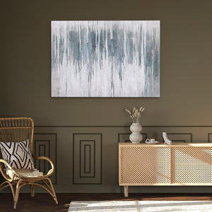 Blue Grey Wall - Luxury Wall Art