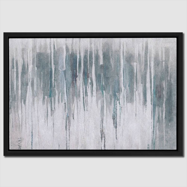 Blue Grey Wall in a room