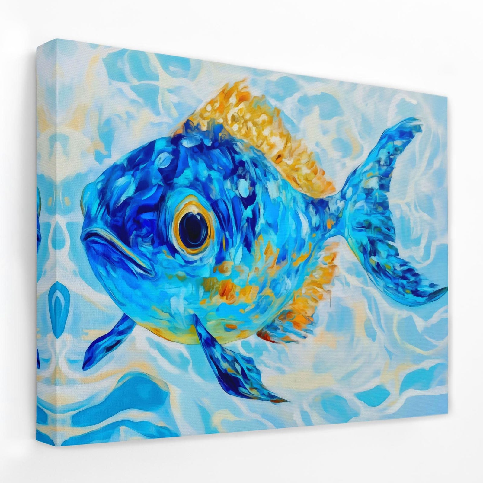 Blue Guppy - Beach House Canvas Wall Art