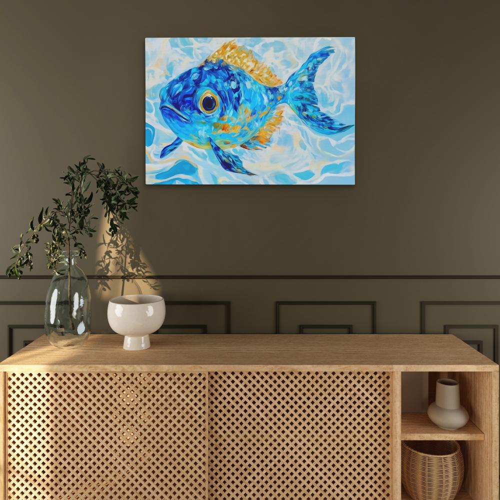Blue Guppy - Luxury Wall Art