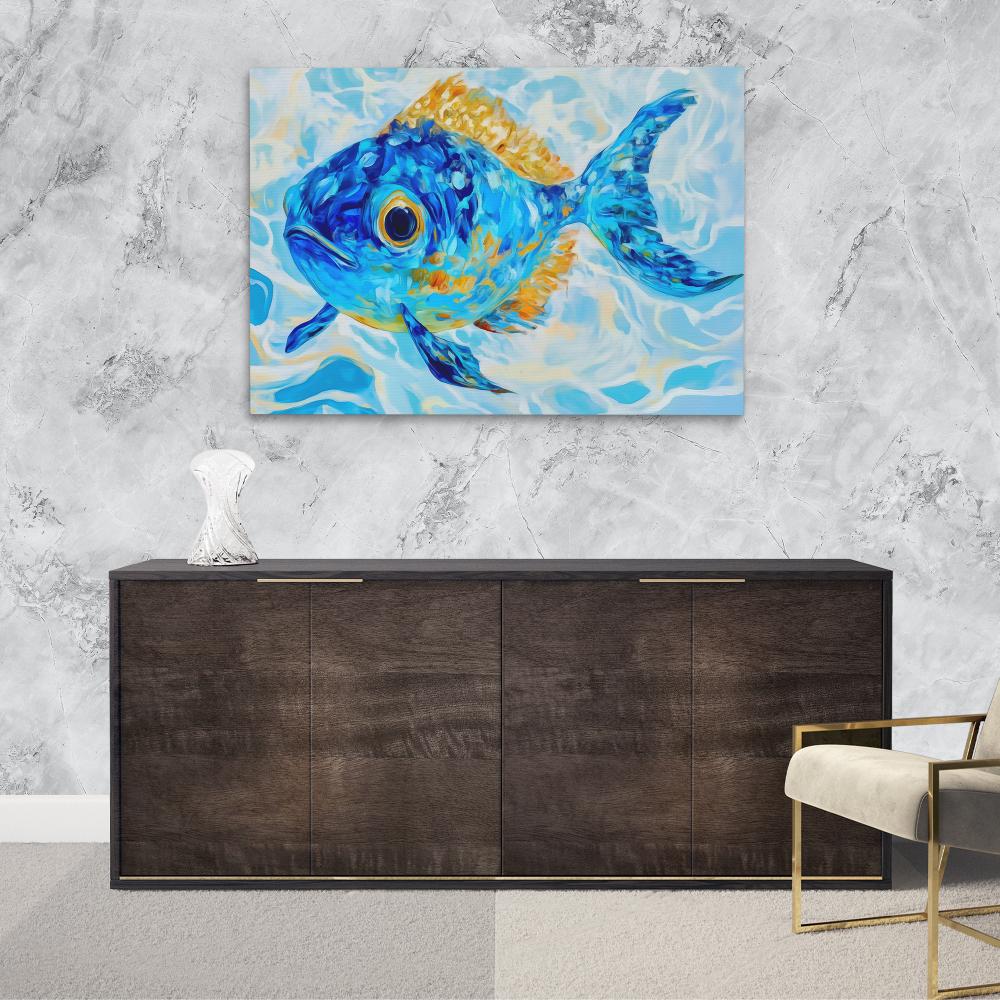 Blue Guppy - Luxury Wall Art