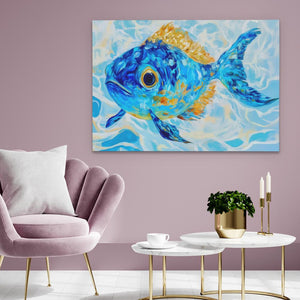 Blue Guppy - Luxury Wall Art