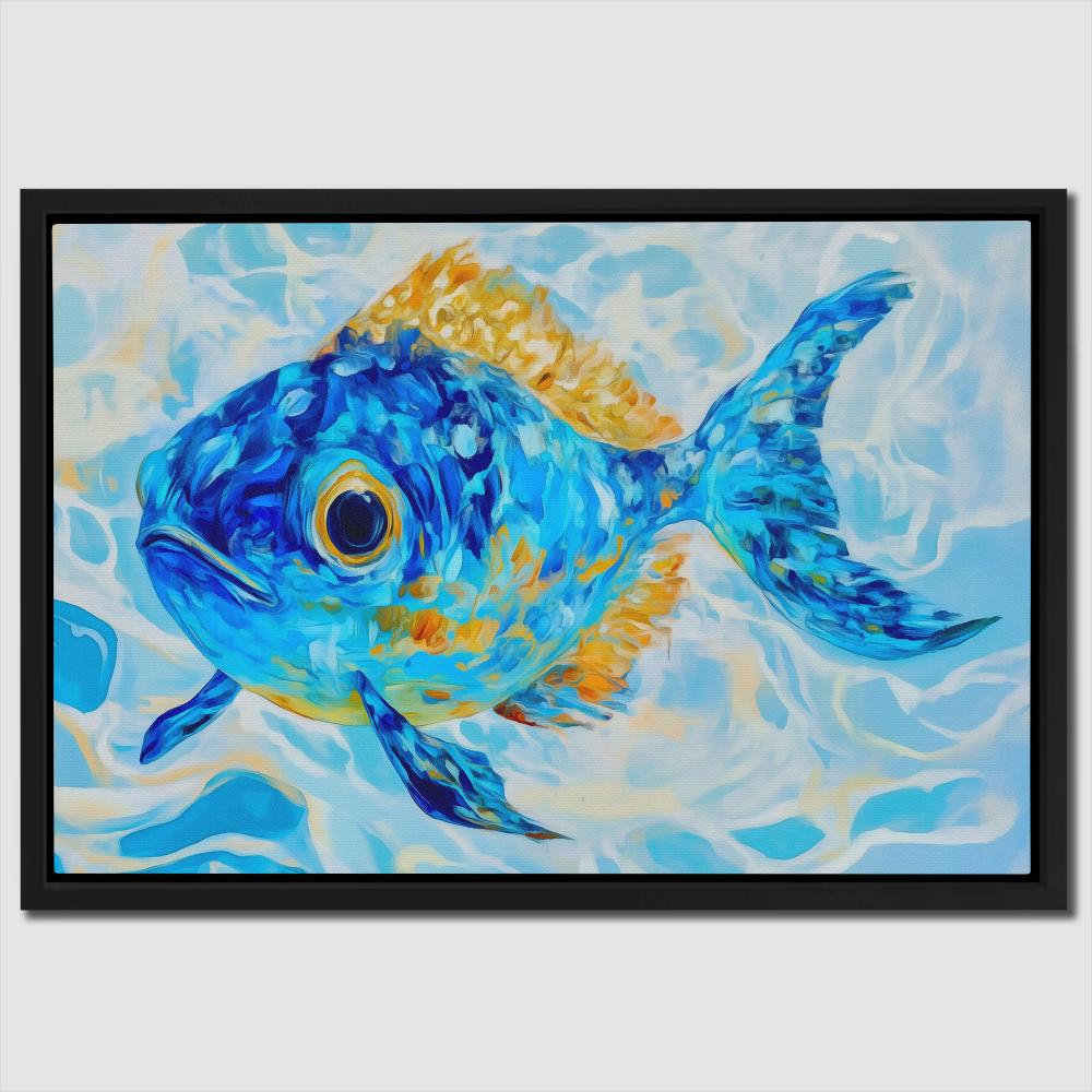 Blue Guppy - Luxury Wall Art