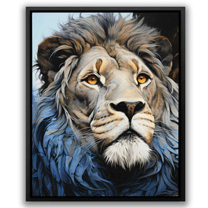 Blue Lion - Luxury Wall Art